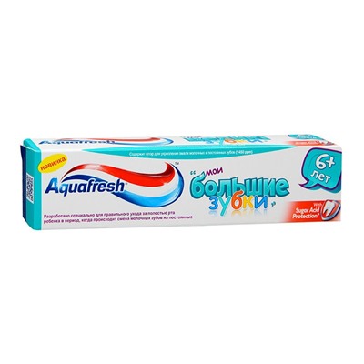 Aquafresh Зубная паста Мои большие зубки (6+ лет) 50 мл