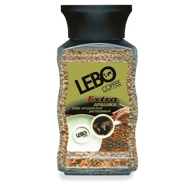 Кофе                                        Lebo                                        Extra 100 гр. субл. стекло (12)