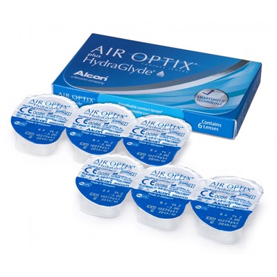 Air Optix plus HydraGlyde (6 шт.)  Alcon