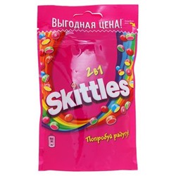 Кондитерские изделия                                        Skittles                                        2 в 1 розовый, 70 гр. (26)/108