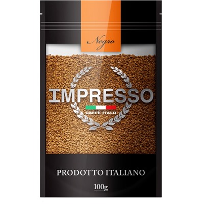 Кофе                                        Impresso                                         IMPRESSO Negro 100 гр. субл. дой-пак (20)/72