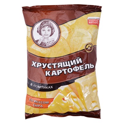 Бакалея                                        Яшкино                                         Хруст.картофель в ломтиках,Сыр 70 гр. (20) (ВЧ834)