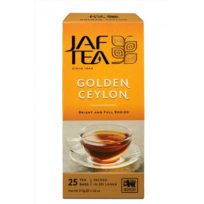 Чай                                        Jaf tea                                        SC Golden Ceylon 25 пак.*1,5 гр. черный (36) (292)