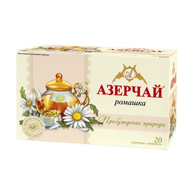 Чай                                        Azercay tea                                        "Пробуждение природы" Чайн.напиток с Ромашкой 20 пак.х 1,8 гр. конв. (24)
