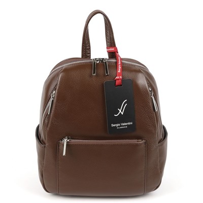 Женский кожаный рюкзак Sergio Valentini SV-SZ749/C Марун
