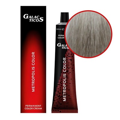 Galacticos Крем-краска для волос / Metropolis Color, 1016 спец блонд пепельно-фиолетовый, 100 мл