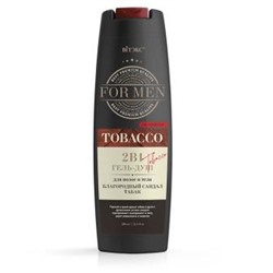 Витэкс For men Tobacco 2в1 Гель-душ д/волос и тела с феромон.Сандал и Табак (400мл)
