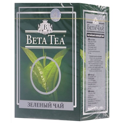Чай                                        Beta tea                                        ДеЛюкс Зеленый 100 гр. (50)