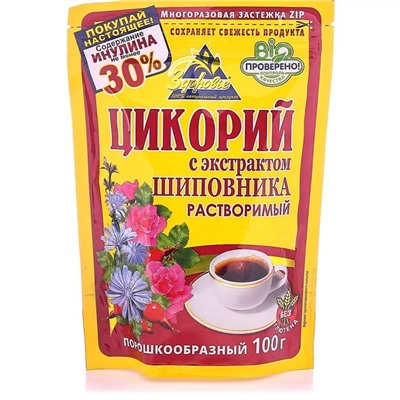 Напитки                                        Здоровье                                        цикорий 100 гр. "Шиповник" (12)