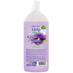 Жидкое крем-мыло Help (Хелп) с Антибактериальным эффектом, 1 л