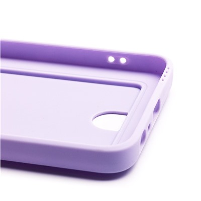 Чехол-накладка SC315 с картхолдером для "OPPO realme C33" (light violet)