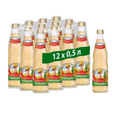 Напитки                                        Напитки из черноголовки                                        Лимонад Буратино 0,5 л, стекло (12)/в пал 85