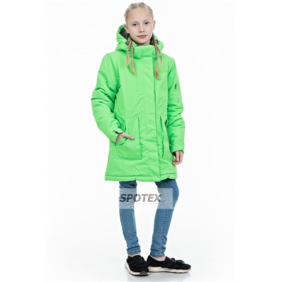 Куртка-парка  для девочки зимняя KALBORN  K-011-696 зеленое яблоко