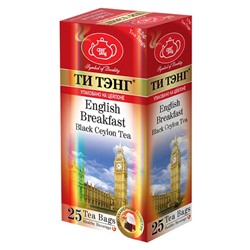 Чай                                        Титэнг                                        Английский завтрак 25 пак.*2,5 гр. (6пч)(403304) (144)