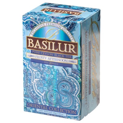 Чай                                        Basilur                                        Восточная коллекция "Морозный день" 20 пак.*2 гр.+5 пак. подарок,черн., картон (12) (70422 )