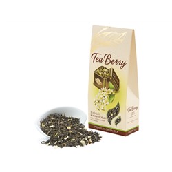 Чай                                        Teaberry                                        "Зеленый с жасмином" зеленый 100 гр. картон (12)