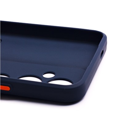 Чехол-накладка SC315 с картхолдером для "Tecno Pova 4 Pro" (dark blue)