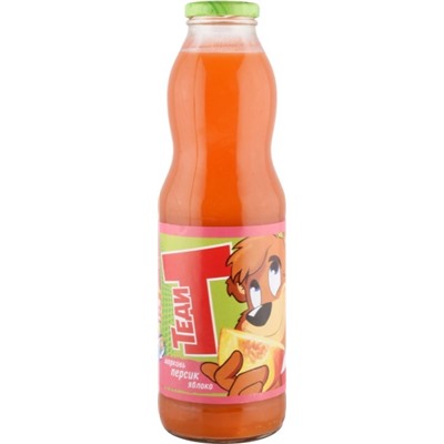 Напитки                                        Теди                                        морковь-Персик-яблоко 750 гр. нектар, ст. (9)