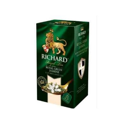 Чай                                        Richard                                        Royal Green Jasmine 25 пак.*2 гр.зеленый (12) 102243