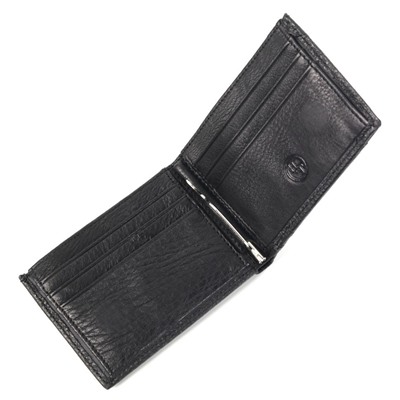 Мужское кожаное портмоне с зажимом НТ 168-24В Блек