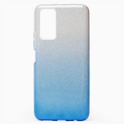 Чехол-накладка SC097 Gradient для "Huawei Honor 10X Lite" (blue/silver)