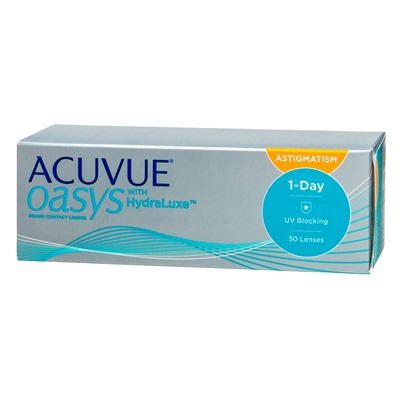Acuvue Oasys 1- Day with HYDRALUXE for Astigmatism (30 pack)
