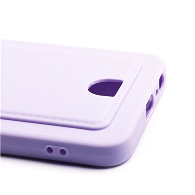 Чехол-накладка SC315 с картхолдером для "OPPO realme C33" (light violet)