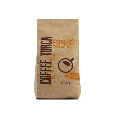 Кофе                                        Coffe turca                                        250 гр. Espresso SPECIAL BREND (Safari), зерно, му (24)