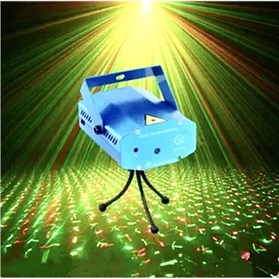 Лазерный проектор для вечеринок Mini Laser stage lighting