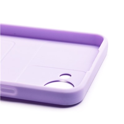 Чехол-накладка SC315 с картхолдером для "OPPO realme C30" (light violet)