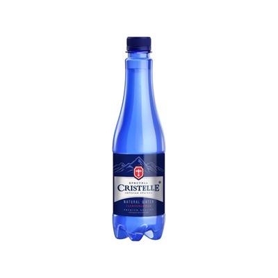 Напитки                                        Черноголовка                                        CRISTELLE Природная питьевая вода "Куртуа" газированная 0,5 л, ПЭТ (12)
