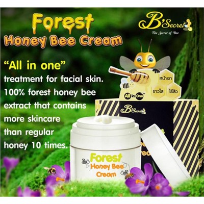 Универсальный лечебный крем для лица с диким мёдом Forest Honey Bee 15 гр