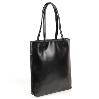 Женская кожаная сумка шоппер 8688-220 Черный