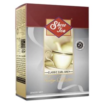Чай                                        Shere tea                                        Престижная коллекция Эрл Грей 250 гр., черный, картон (40)