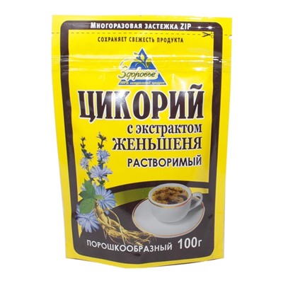Напитки                                        Здоровье                                        цикорий 100 гр. "Женьшень" (12)