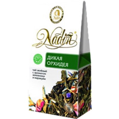 Чай                                        Nadin                                        Дикая Орхидея 50 гр. зеленый картон (12)