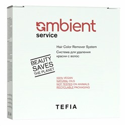 TEFIA  Ambient Система для удаления краски с волос / Service Hair Color Remover System, 120 мл x 3 + 60 г