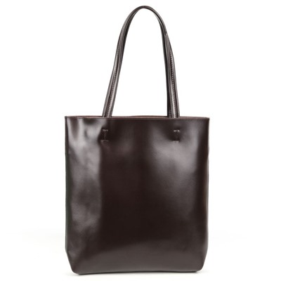 Женская кожаная сумка шоппер 8688-220 Коричневый