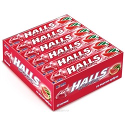 Кондитерские изделия                                        Halls                                        Леденцы Halls Арбуз 25 гр. (12) /30 бл