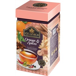 Чай                                        Zylanica                                        Ceylon Premium Collection "Orange&Spice" 200 гр., OPA, ж/б (12) NEW
