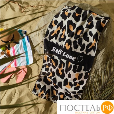Полотенце пляжное Этель "Leopard" 70*140 см, 100% п/э, 250 г/м2 7696174