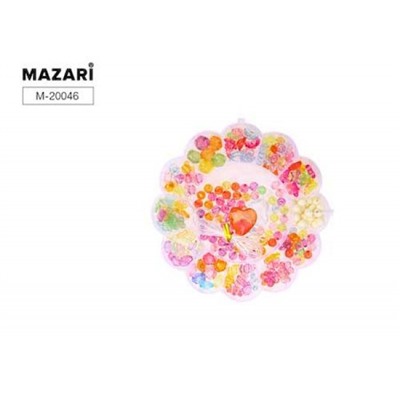 Набор бусин для творчества №5, ПВХ-упаковка M-20046 Mazari
