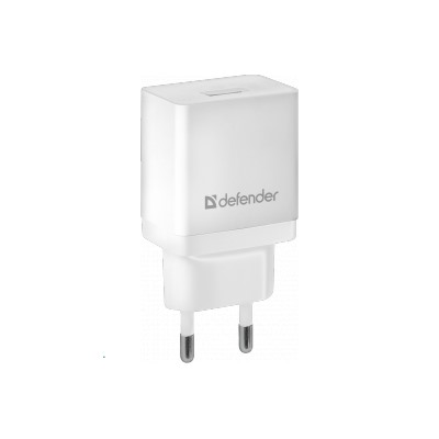 *сет/адаптер EPA-10 - 1 порт USB, 5V/2,1A, белый DEFENDER