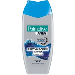 Гель для душа мужской Palmolive (Палмолив) Men Арктический ветер Активный Уход 3 в 1, 250 мл