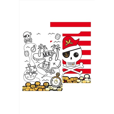 Пакет бумажный "Карта Пирата" №ВЗ1509-0415