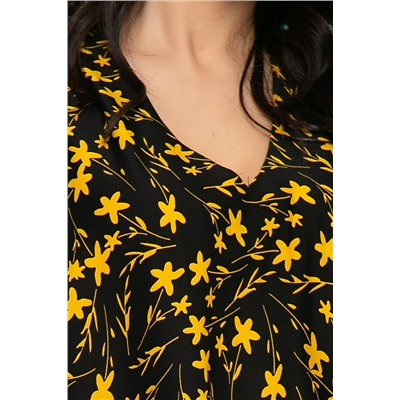 Платье "Нимфа" (желтые цветы) П3604