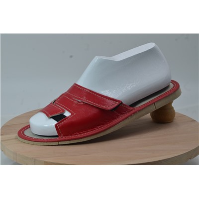 039-2-40  Обувь домашняя (Тапочки кожаные) размер 40