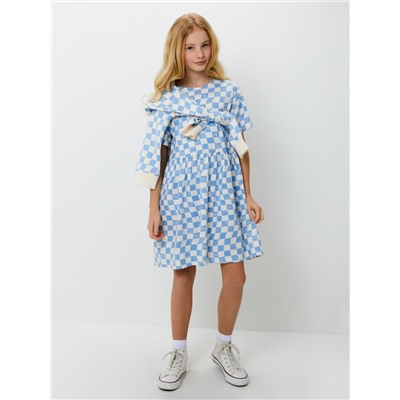 Платье детское для девочек Rusne22 голубой