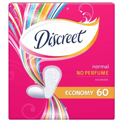 Прокладки ежедневные Discreet (Дискрит) Normal 60 шт