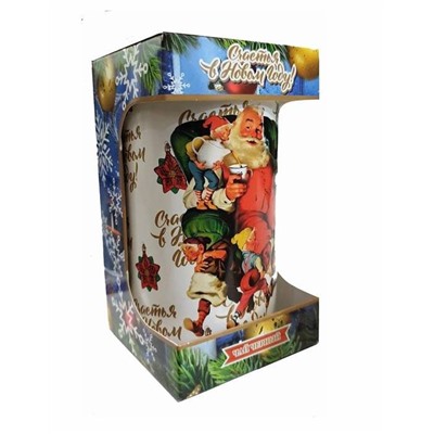 Чай                                        Abigail                                        (К2 319) " Дед Мороз с помощниками (черный) 85 гр. (16) картон